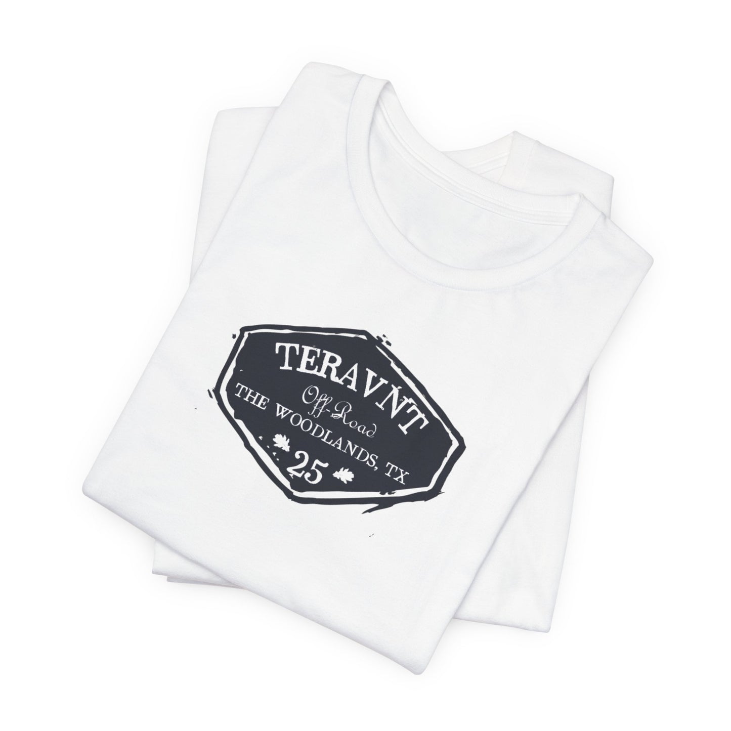 Teravnt Vintage Badge.  White T-Shirt by Teravnt.