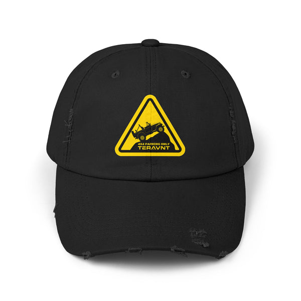 Parking Unisex Distressed Cap