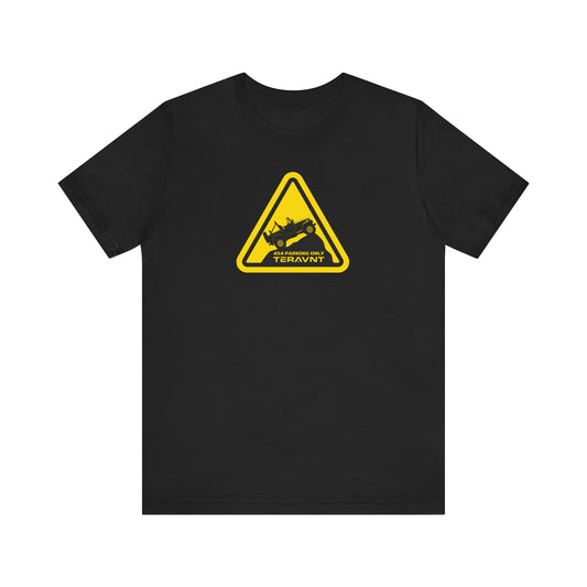 Parking Sign. Black T-Shirt