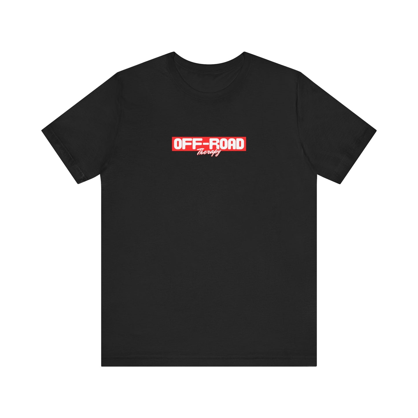 Off-Road Therapy. Black W/Red T-Shirt by Teravnt.