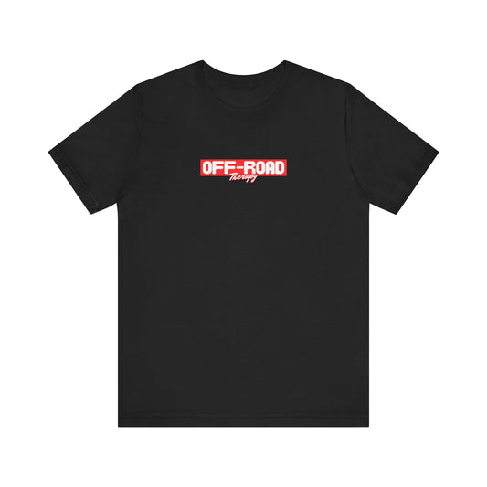 Off-Road Therapy. Black W/Red T-Shirt by Teravnt.