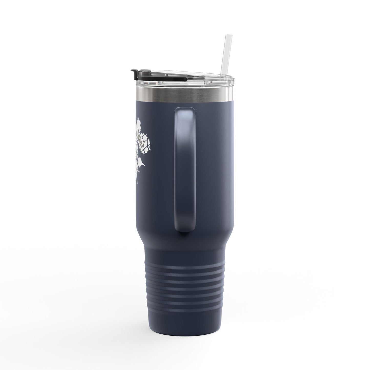 40oz Insulated Travel Mug "But did you die?" in White