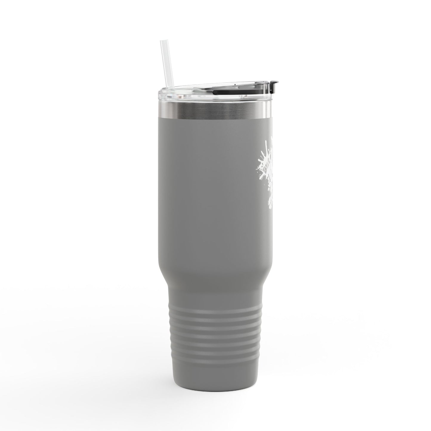 40oz Insulated Travel Mug "But did you die?" in White